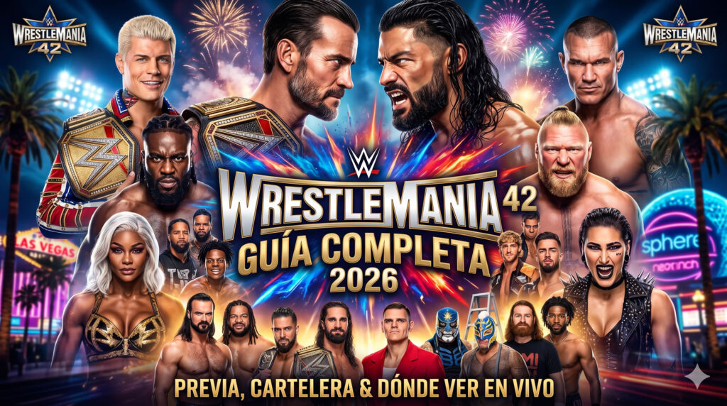 WWE WrestleMania 42 Noche 1 y 2, Sabado y Domigo online