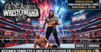 Resultados y Repeticion WWE Wrestlemania 42 Noche 2 Domingo