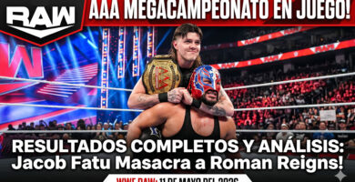 WWE Raw 11 de mayo del 2026