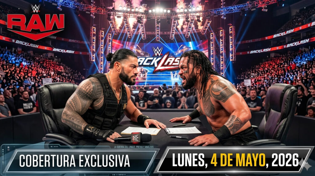 Repetición WWE Raw 4 de Mayo 2026