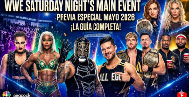 Resultados WWE Saturday Night Main Event Mayo 2026: Cartelera, Horarios y Transmisión en Vivo 1 wwe saturday night main event mayo 2026