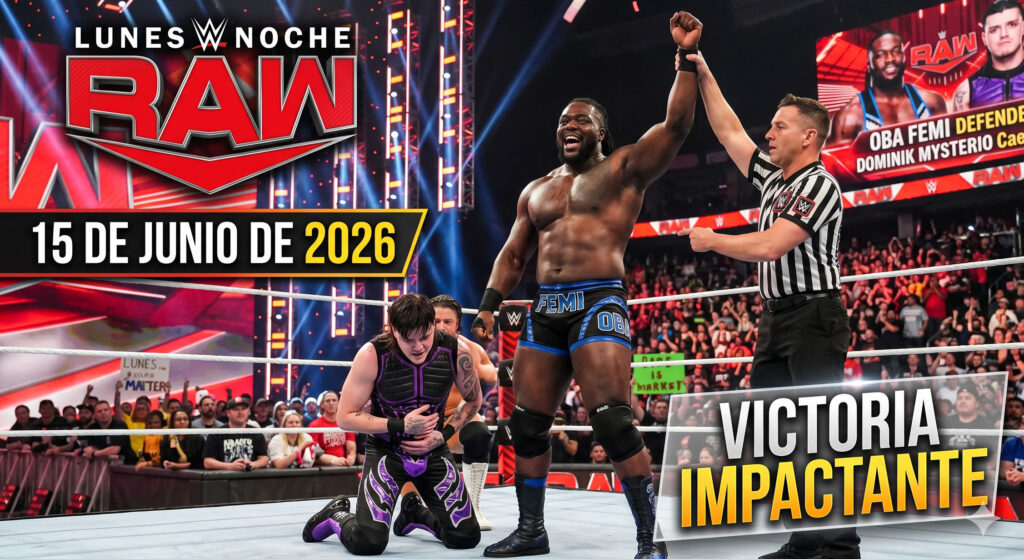 wwe raw 15 de junio