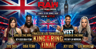 Resultados WWE Raw 22 de Junio de 2026 Londres en español 1 WWE Raw 22 de junio