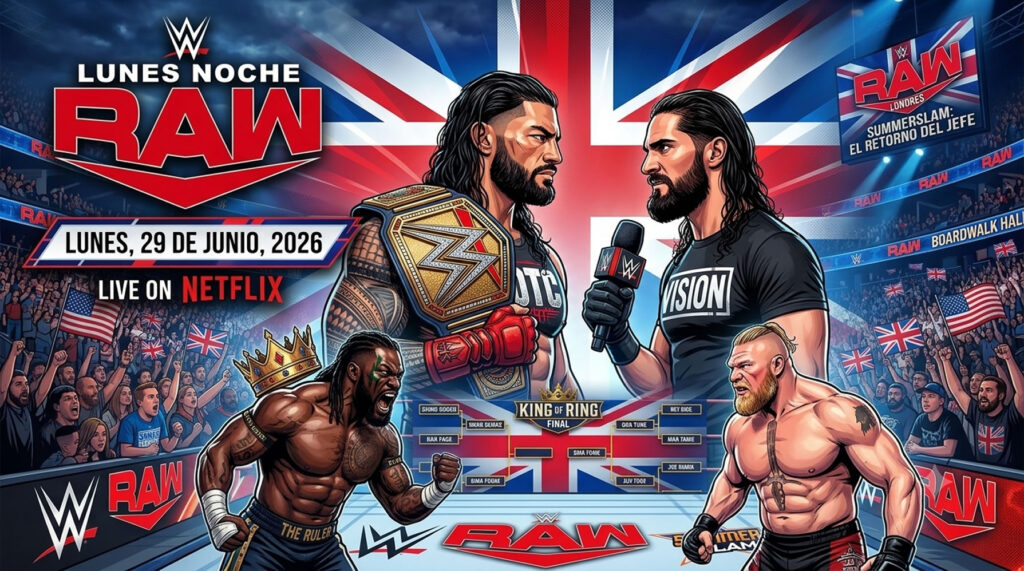 Resultados y Repetición WWE Raw 29 de junio de 2026 1 raw 29 de junio