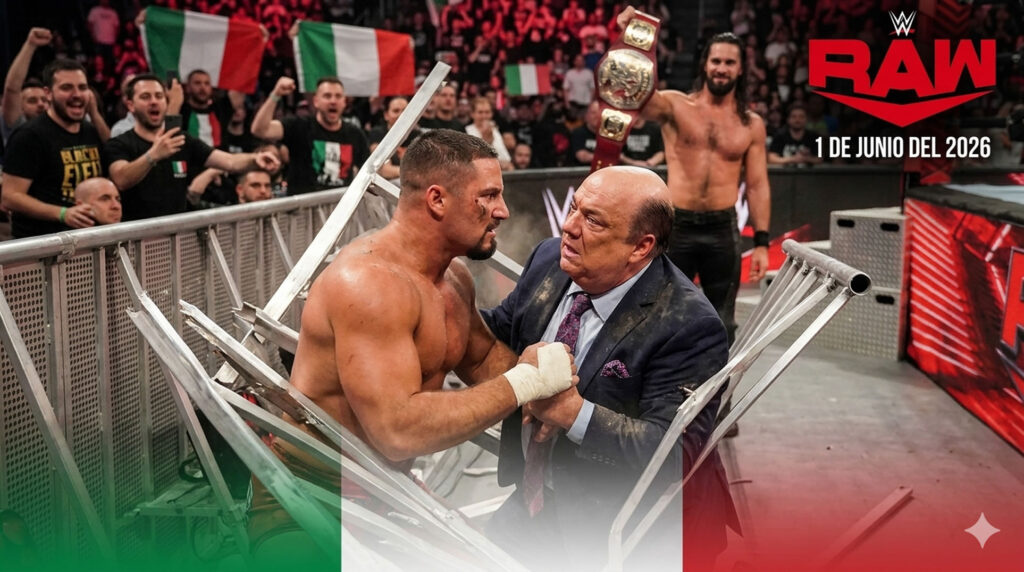 wwe raw 1 de junio italia