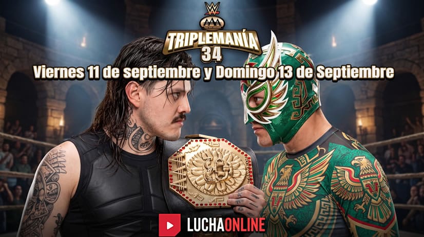 Dominik Mysterio vs el Grande Americano AAA Triplemania 34