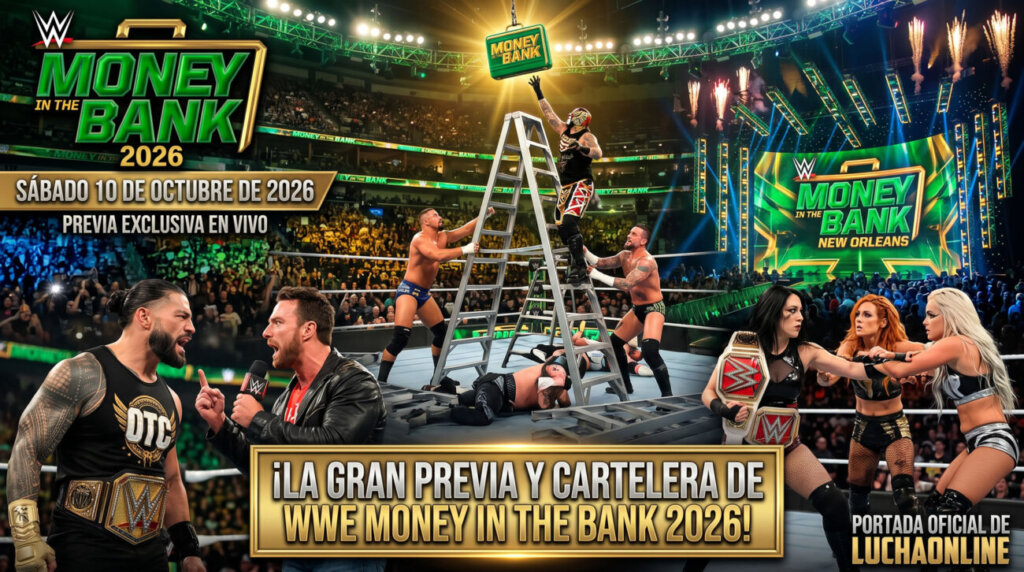 WWE Money in the Bank 2026 en vivo online en español money in the bank 2026 en vivo