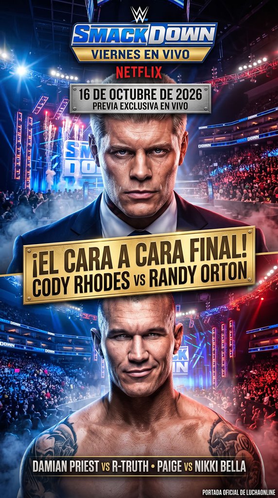 WWE SmackDown 16 de octubre de 2026 en vivo online smacdown cody orton
