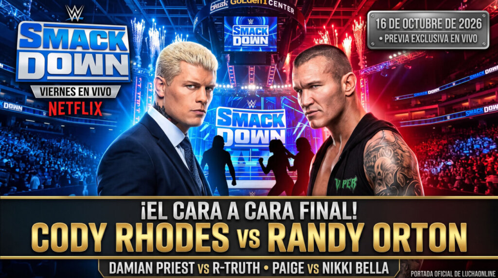 WWE SmackDown 16 de octubre de 2026 en vivo online smackdown 16 de octubre