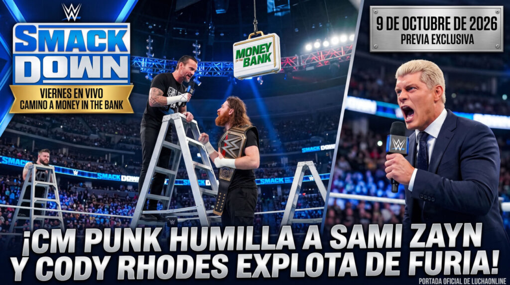 Repeticion de WWE SmackDown 9 de octubre de 2026 online smackdown 9 de octubre